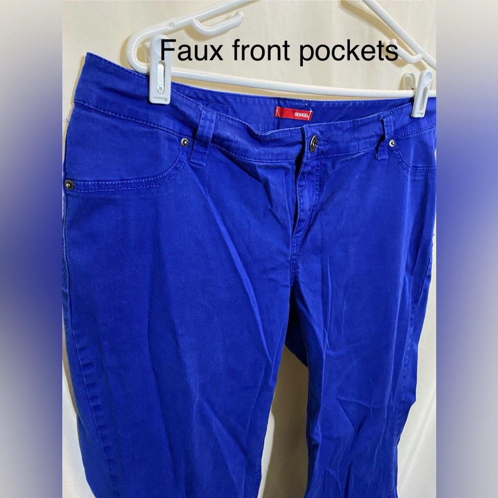 Vintage Y2K Bongo Plus Size Blue Flared Jeans - Picture 7 of 7